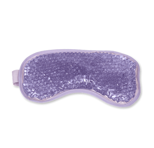 Aqua Pearls Hot/Cold Pack Eye Mask in Pastel Purple