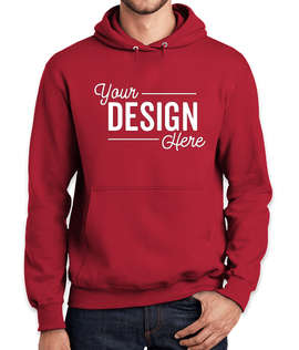 Port & Company Tall Essential Pullover Hoodie - Color: Red