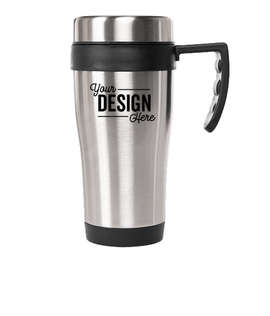 15 oz. Seaside Travel Mug - Color: Black