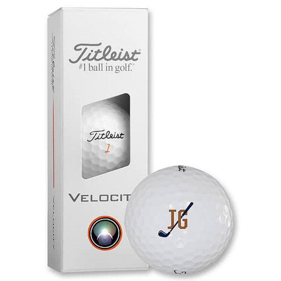 Titleist Velocity Golf Balls (Box of 3) in White