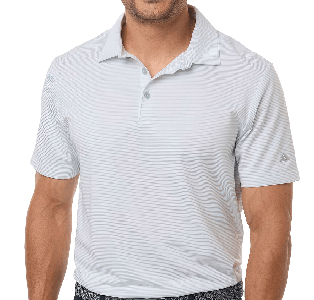 Adidas Ultimate365 Pencil Stripe Climacool Recycled Polo - Printed-default