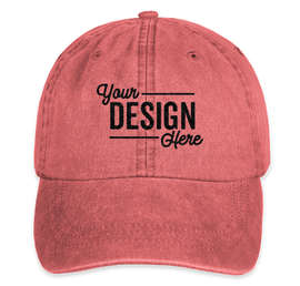 Adams Pigment Dyed Hat - Color: Poppy