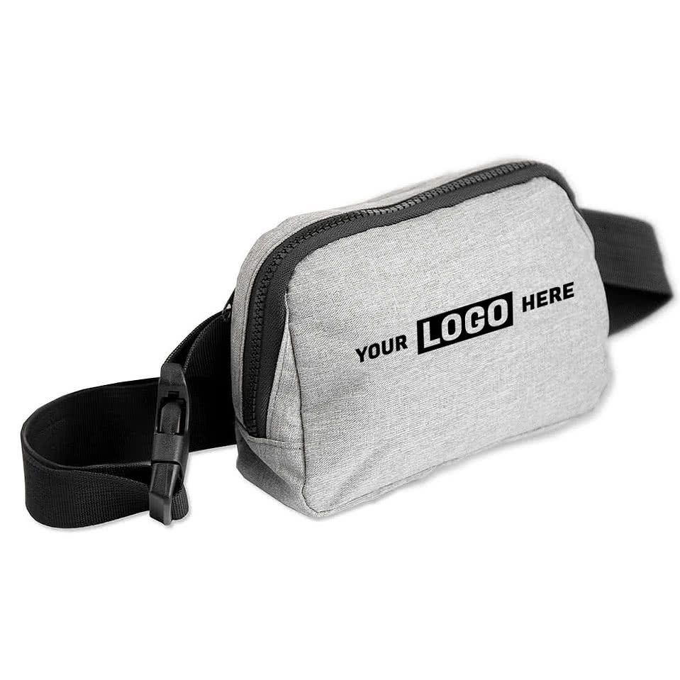 Anywhere Adjustable Recycled Heather Fanny Pack