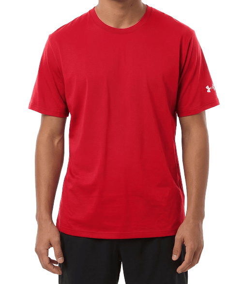 Under Armour Athletic 2.0 Performance Shirt in Red /  White