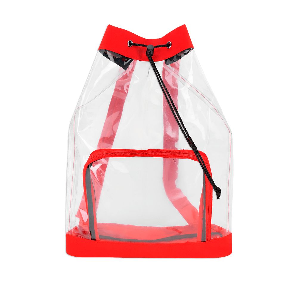 Full Color Clear Cinch Drawstring Bag-default