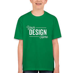 Canada - Fruit of the Loom Youth 100% Cotton T-shirt - Color: Kelly