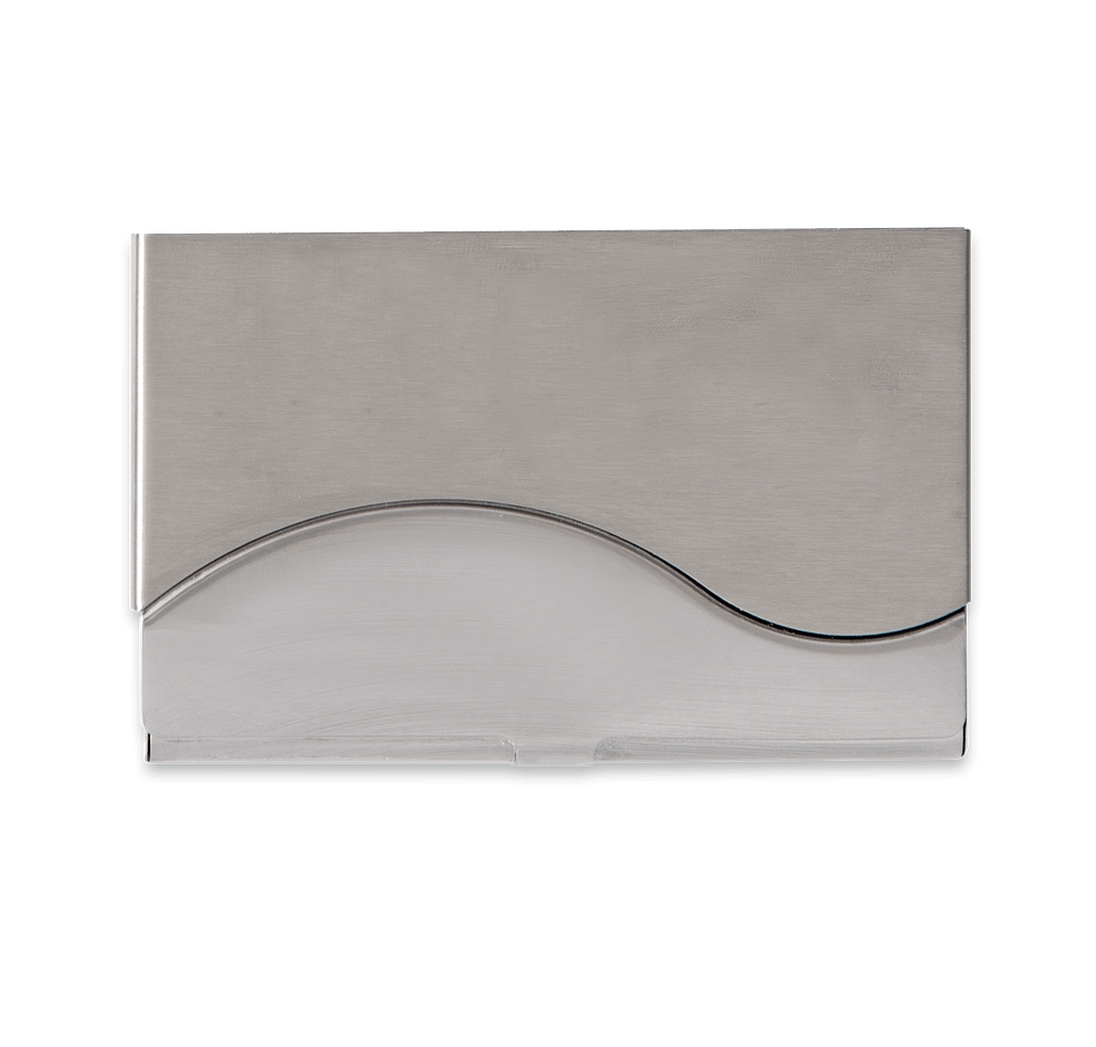 Laser Engraved Premium Metal Business Card Holder-default