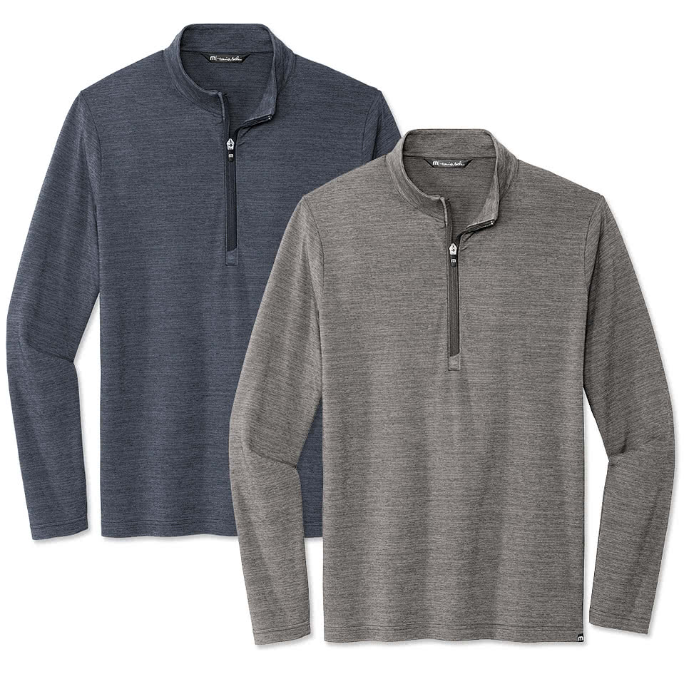 TravisMathew Crestview Lightweight Quarter Zip Performance Shirt