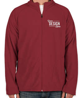 Canada - Team 365 Full Zip Microfleece Jacket - Color: Sport Maroon