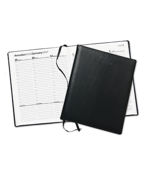Debossed Symphony Weekly Desk Planner