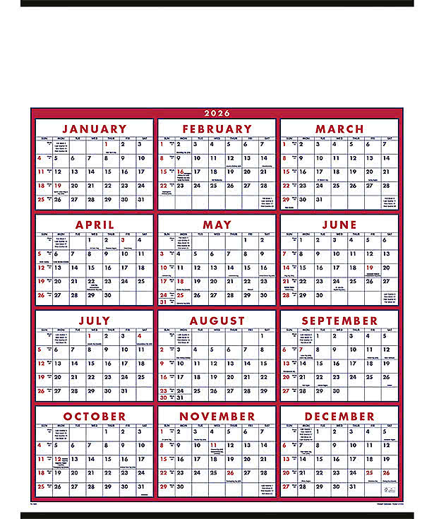 Span-A-Year Calendar