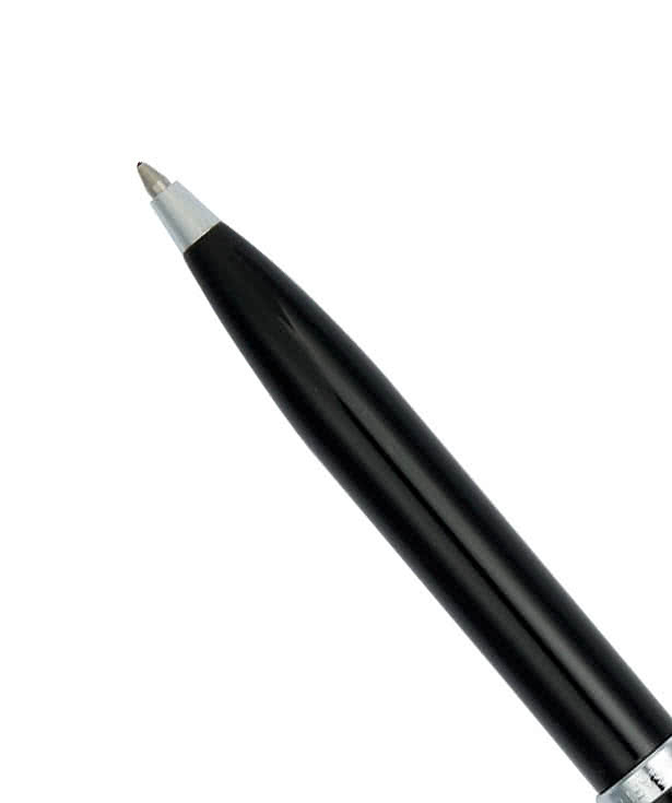 Laser Engraved Sheaffer 100 Glossy Lacquer Ballpoint Pen (black ink)