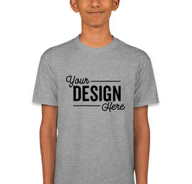 Hanes Youth Perfect-T Crewneck Short Sleeve T-shirt