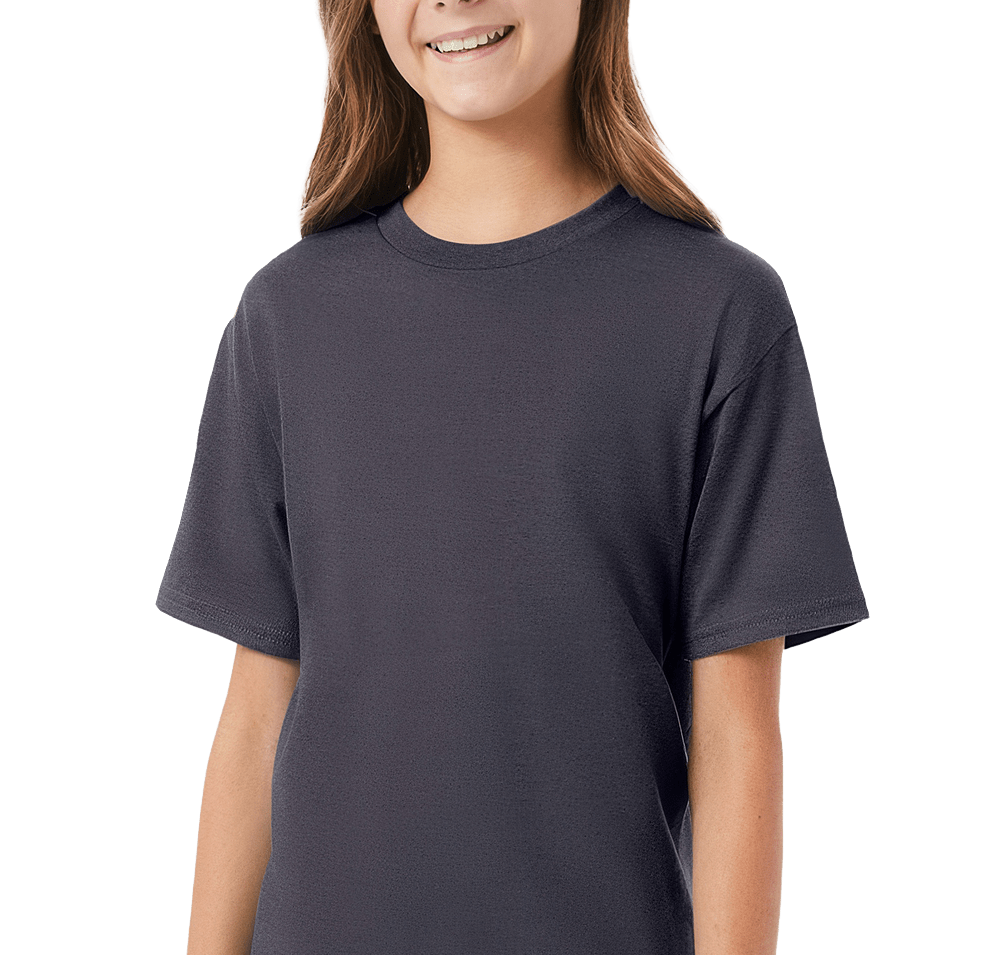 Hanes Youth Perfect-T Crewneck T-shirt -default