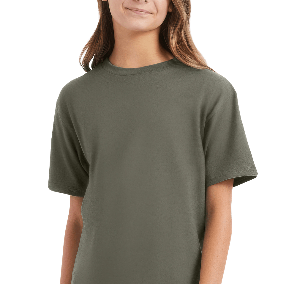 Hanes Youth Perfect-T Crewneck T-shirt -default