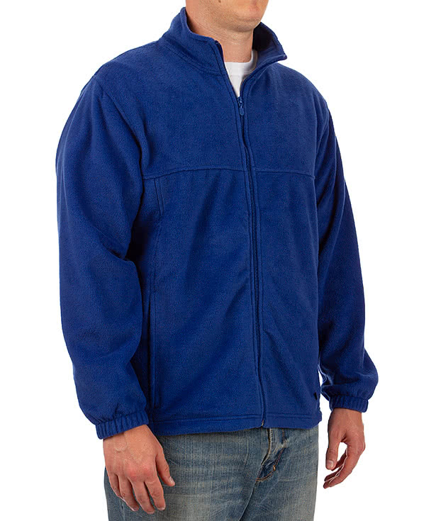 Harriton Tall Full Zip Fleece Jacket - Embroidered