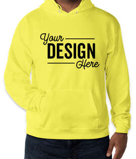 Hanes EcoSmart 50/50 Pullover Hoodie - Color: Yellow
