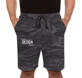 Independent Trading Sweat Shorts - Color: Black Camo