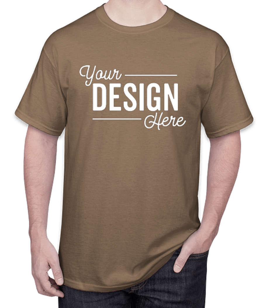 Port & Company Essential T-shirt in Dusty Brown