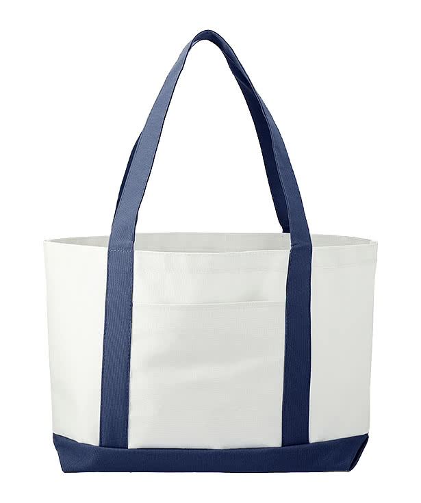 Full Color Large Poly Canvas Tote Bag