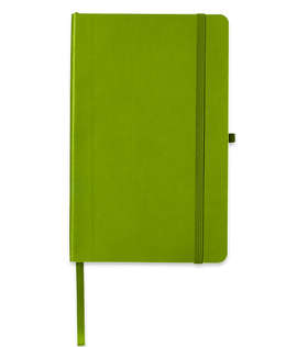 Debossed Core365 Soft Cover Bound Notebook - Color: Acid Green