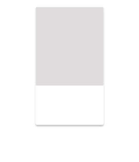 2" x 3.5" Vertical Clear Plastic Business Cards - Color: Clear / White