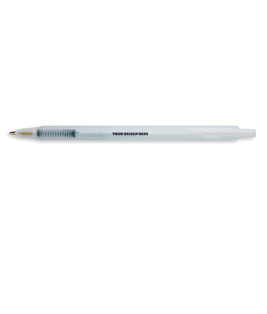 Full Color BIC Digital Clic Stic Pen (black ink) in Clear