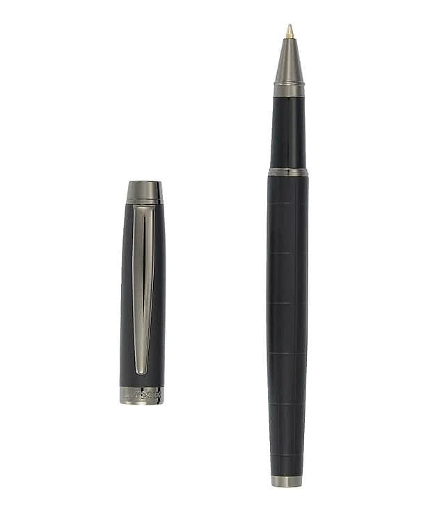 Laser Engraved Luxe Recycled Pillar Rollerball Gel Pen (black ink)