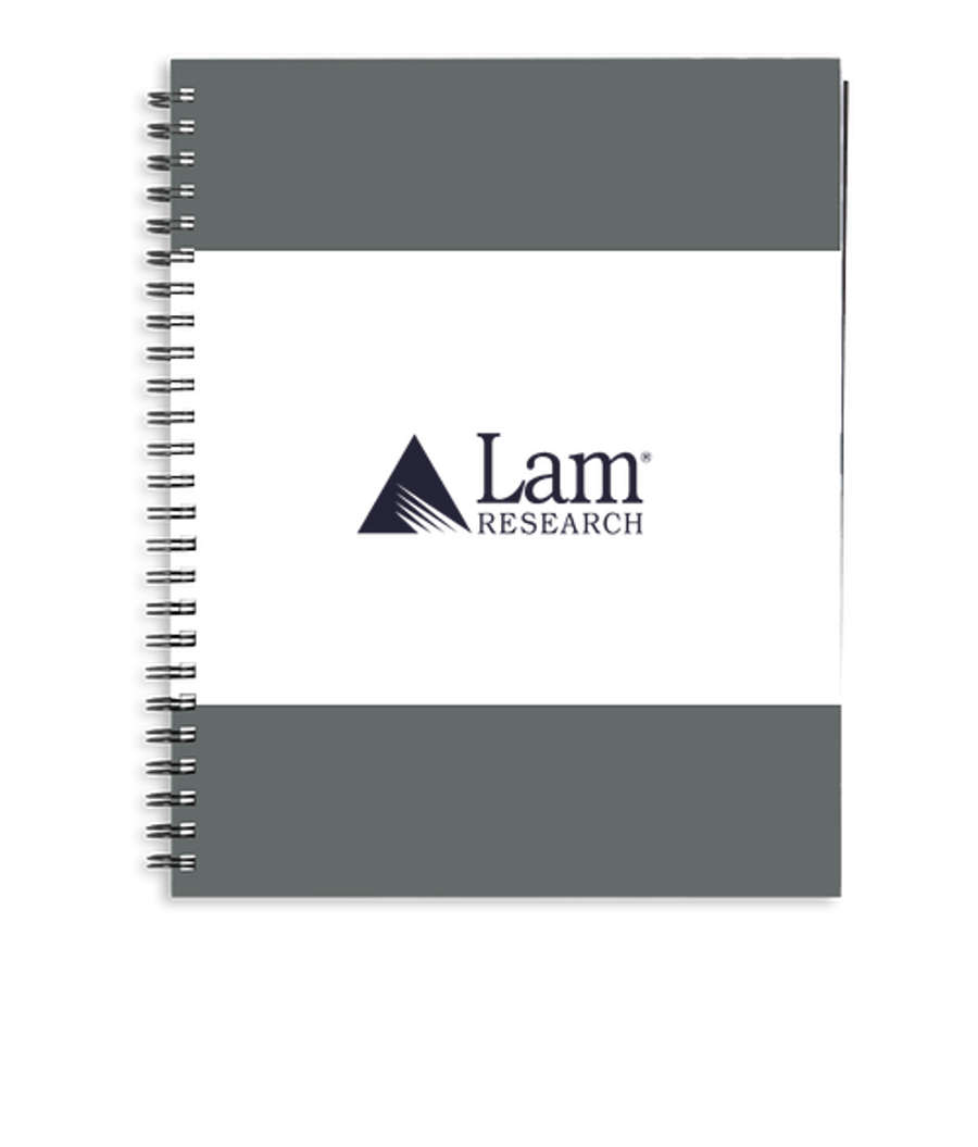 Border JournalBooks ® Spiral Planner in Dark Grey