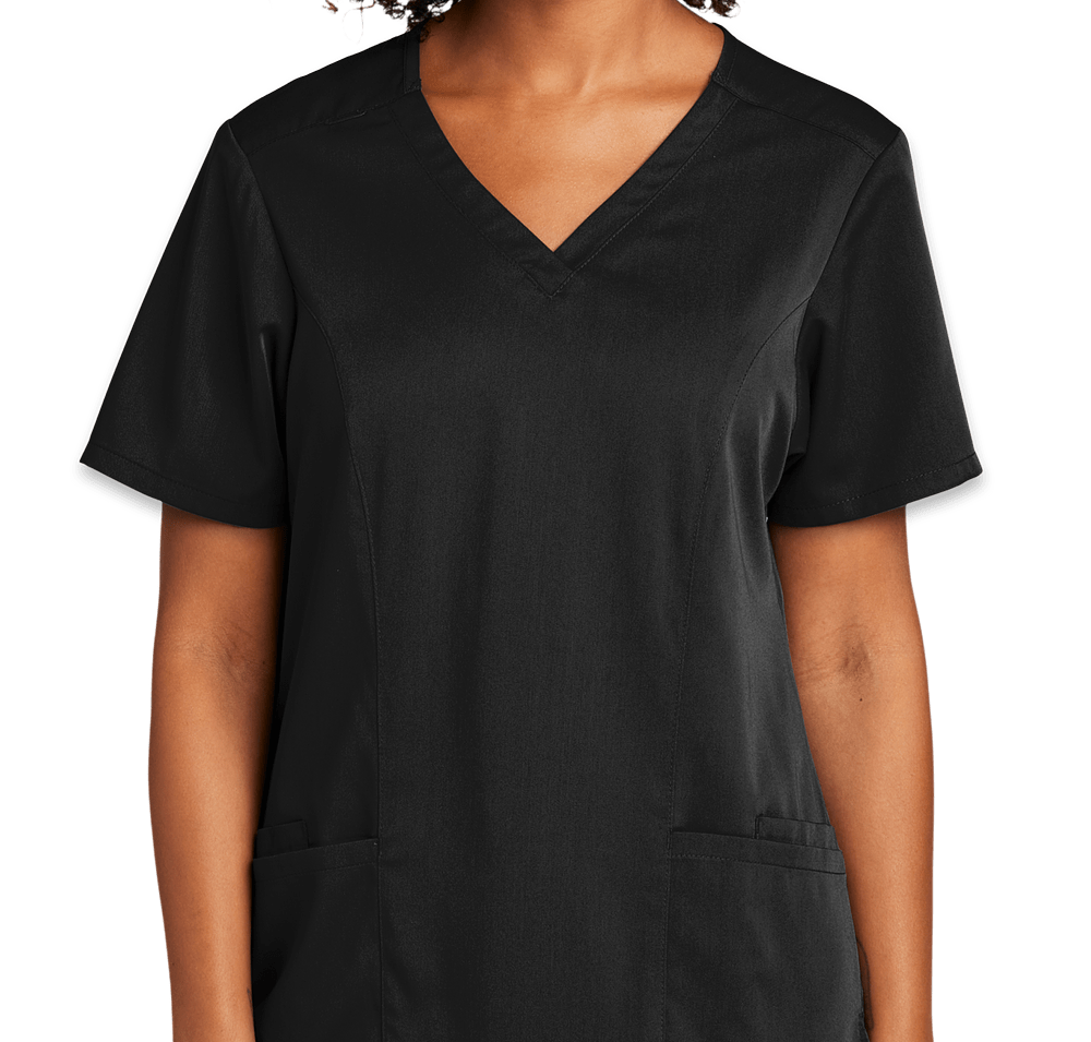 Wink Women's Premiere Flex Stretch V-Neck Scrub Top-default