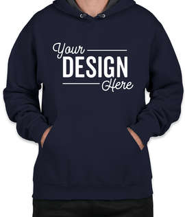 Fruit of the Loom Sofspun Pullover Hoodie - Color: J. Navy