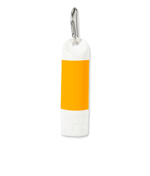 Full Color 2 oz. SPF 30 Sunscreen with Carabiner in Athletic Gold