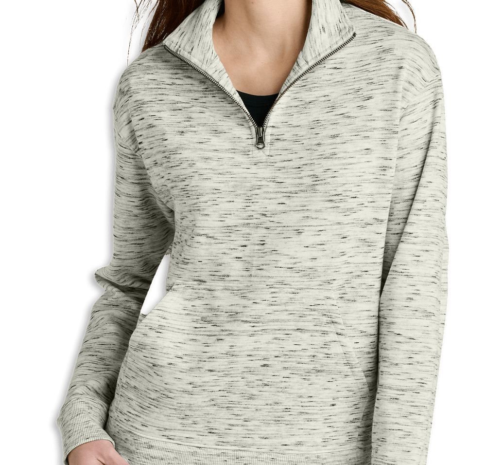 Tentree Women’s Space Dye Fleece Quarter Zip Sweatshirt-default