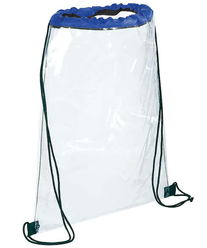 Clear Vinyl Bag with Hand Strap - Item #1053 -  Custom  Printed Promotional Products