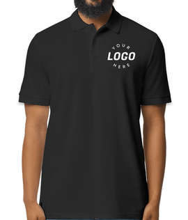 Gildan Hammer Pique Polo - Color: Black