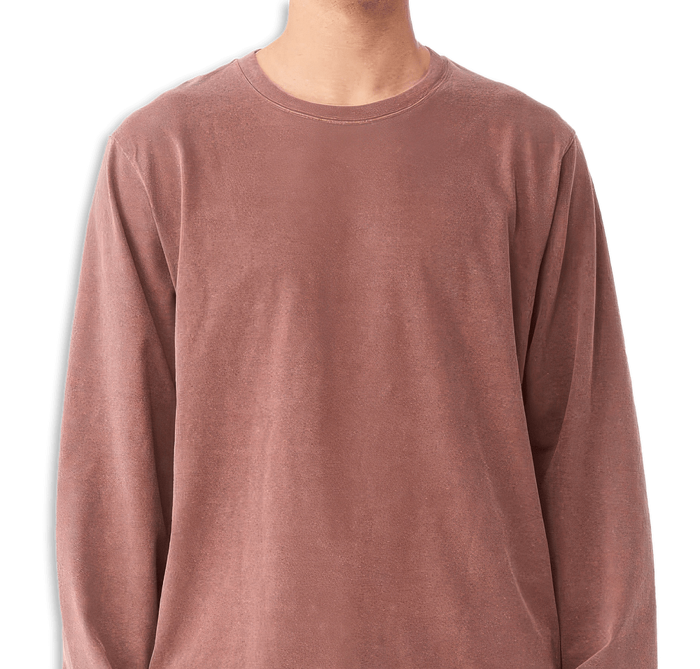 Bella + Canvas Heavyweight Garment-Dyed Long Sleeve T-shirt-default