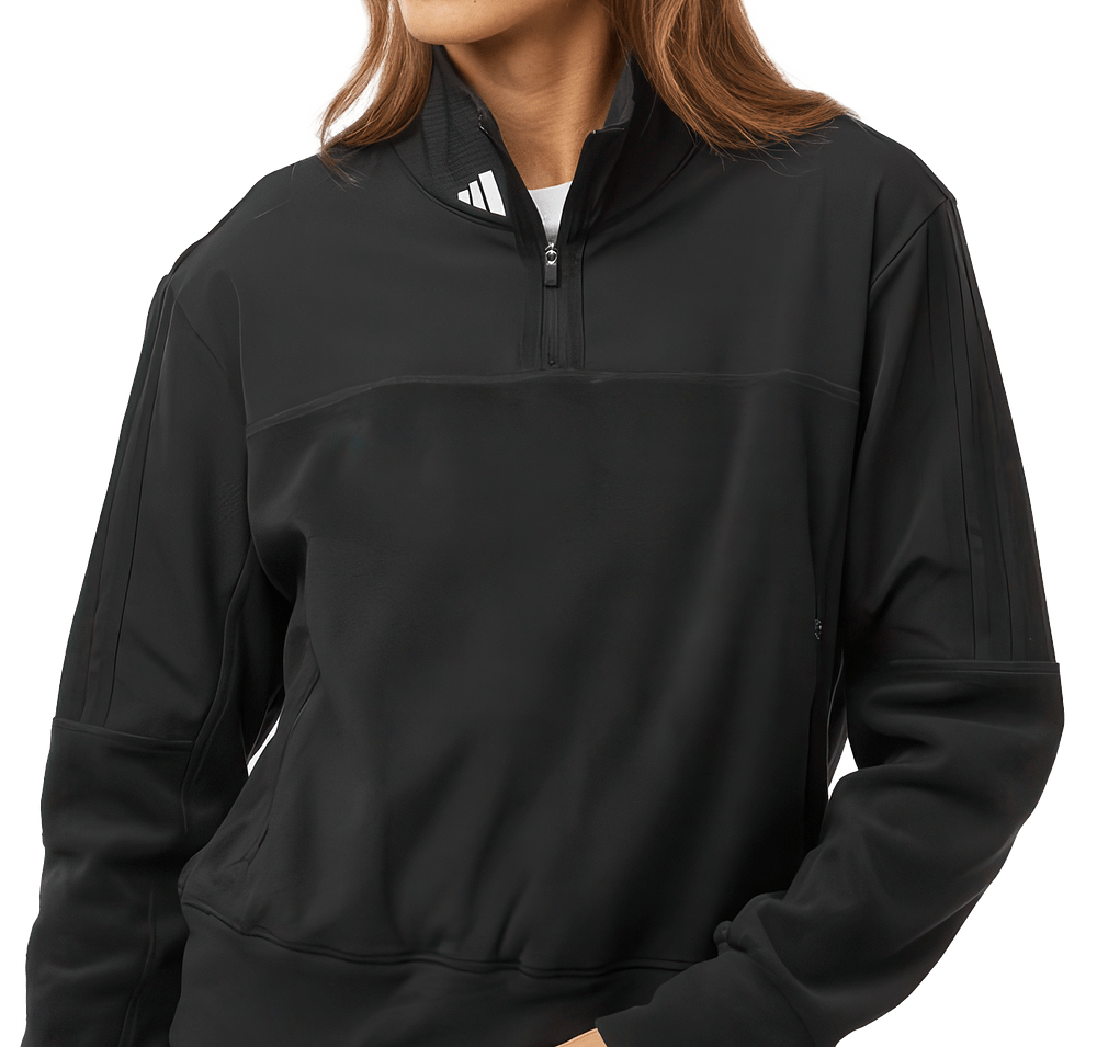 Adidas Women's Recycled Fleece Quarter Zip Pullover-default