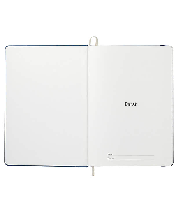 Karst Stone Hard Cover Bound Notebook