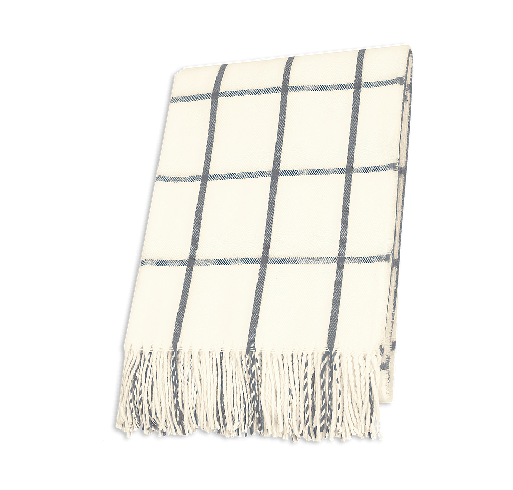 Charleston Fringed Throw Blanket-default