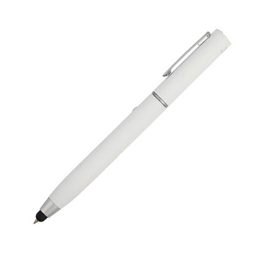 Full Color 3-in-1 Tech Cleaning Gel Stylus Pen (black ink) in Black