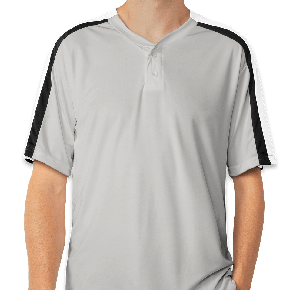 Augusta Colorblock Baseball Henley-default