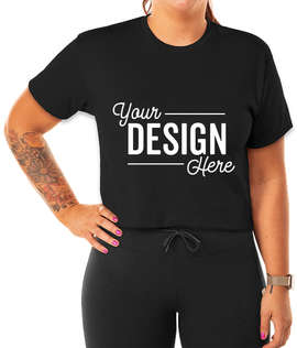 Next Level Women's Ideal Crop T-shirt - Color: Black