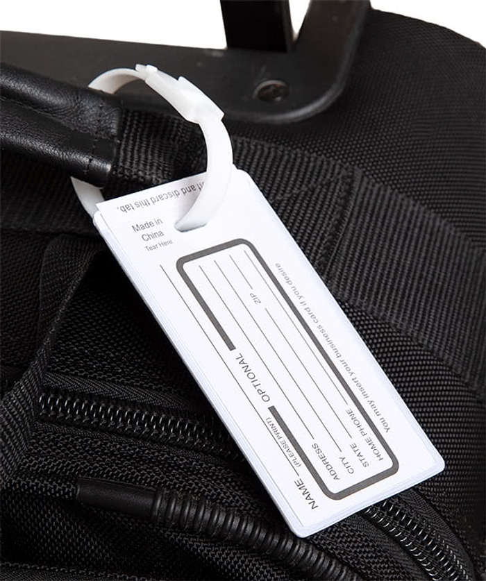 Full Color Plastic Luggage Tag