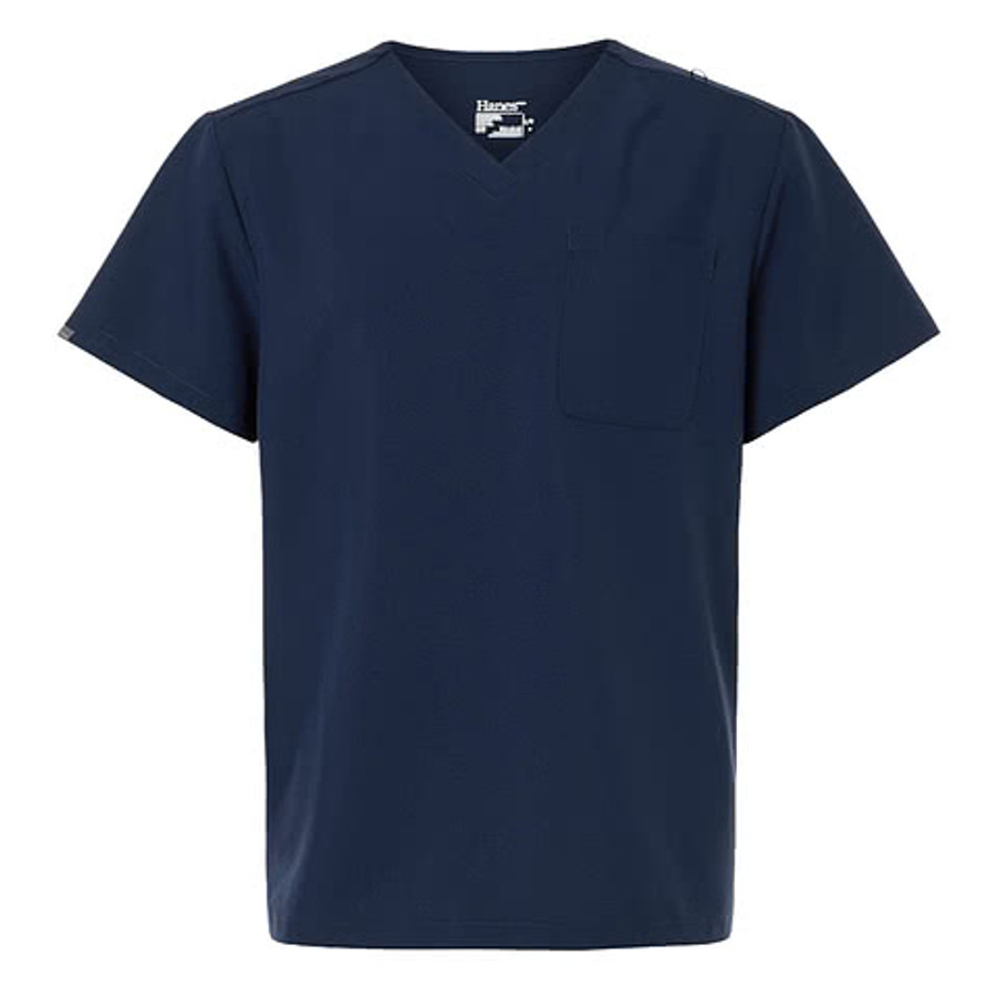 Hanes V-Neck Pocket Scrub Top