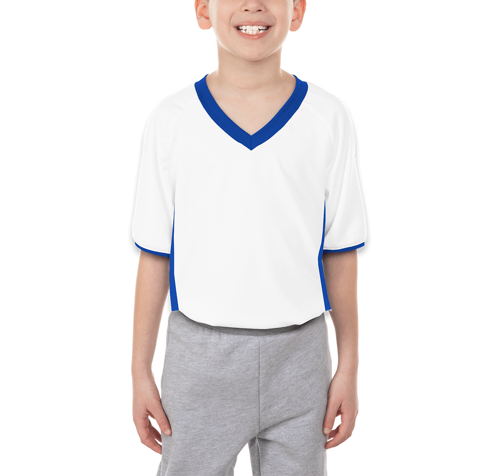 Augusta Youth Cutter+ UPF 50 V-Neck Jersey-default