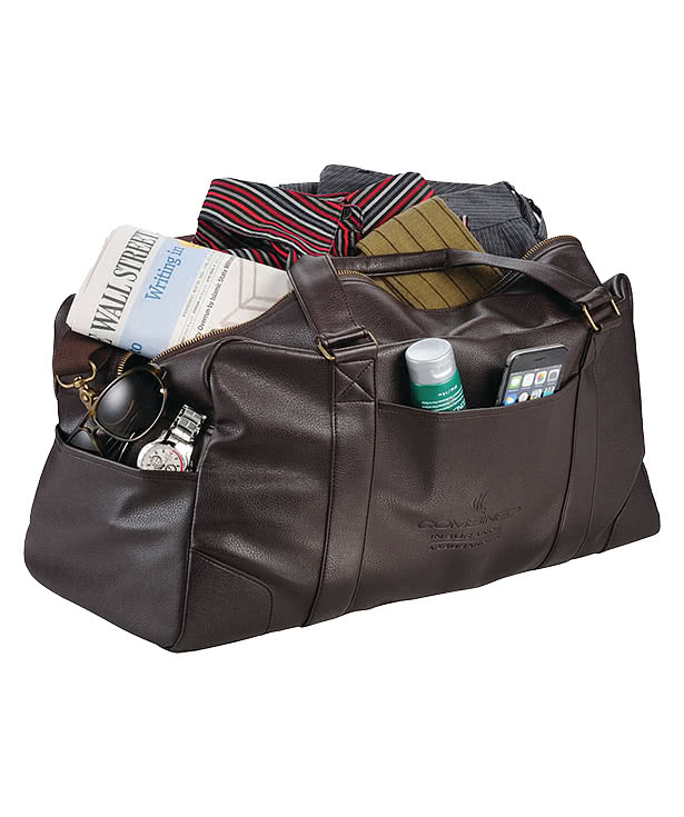 Debossed Oxford Executive Professional Weekender Duffel Bag