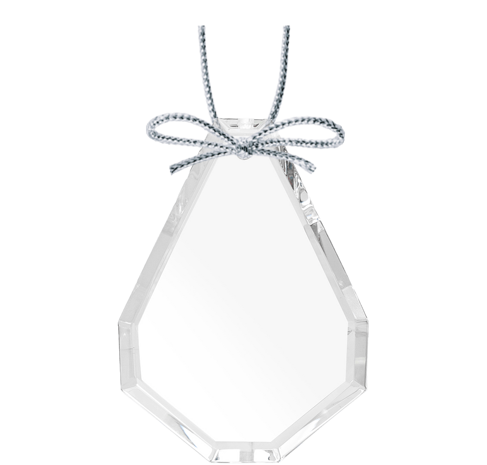 Optical Crystal Teardrop Ornament-default