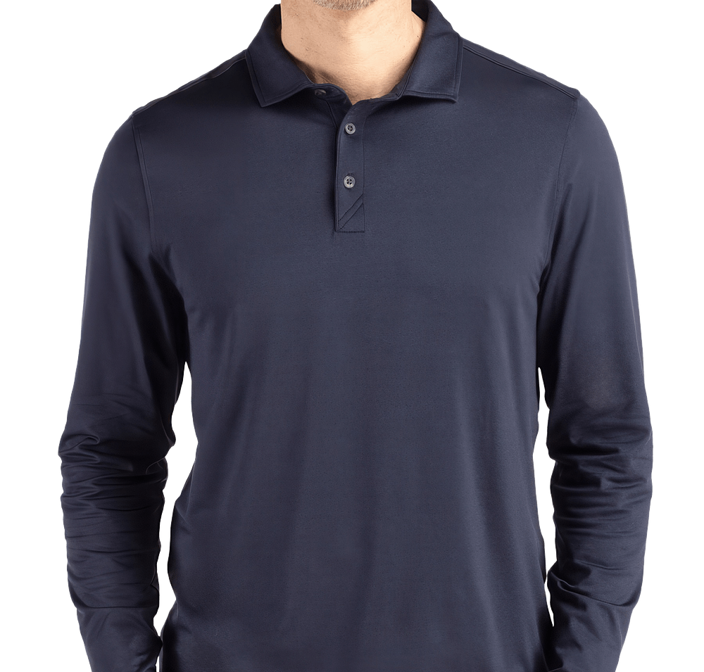 Cutter & Buck Coastline Eco Epic Comfort Recycled Long Sleeve Polo - Embroidered-default