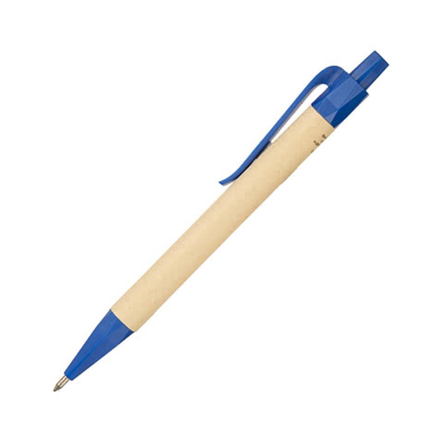 Full Color Sugarcane Paper Gel Pen (black ink) in Blue