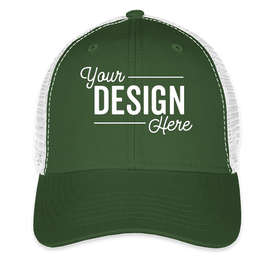 Sportsman Vintage Trucker Hat - Color: Dark Green / White